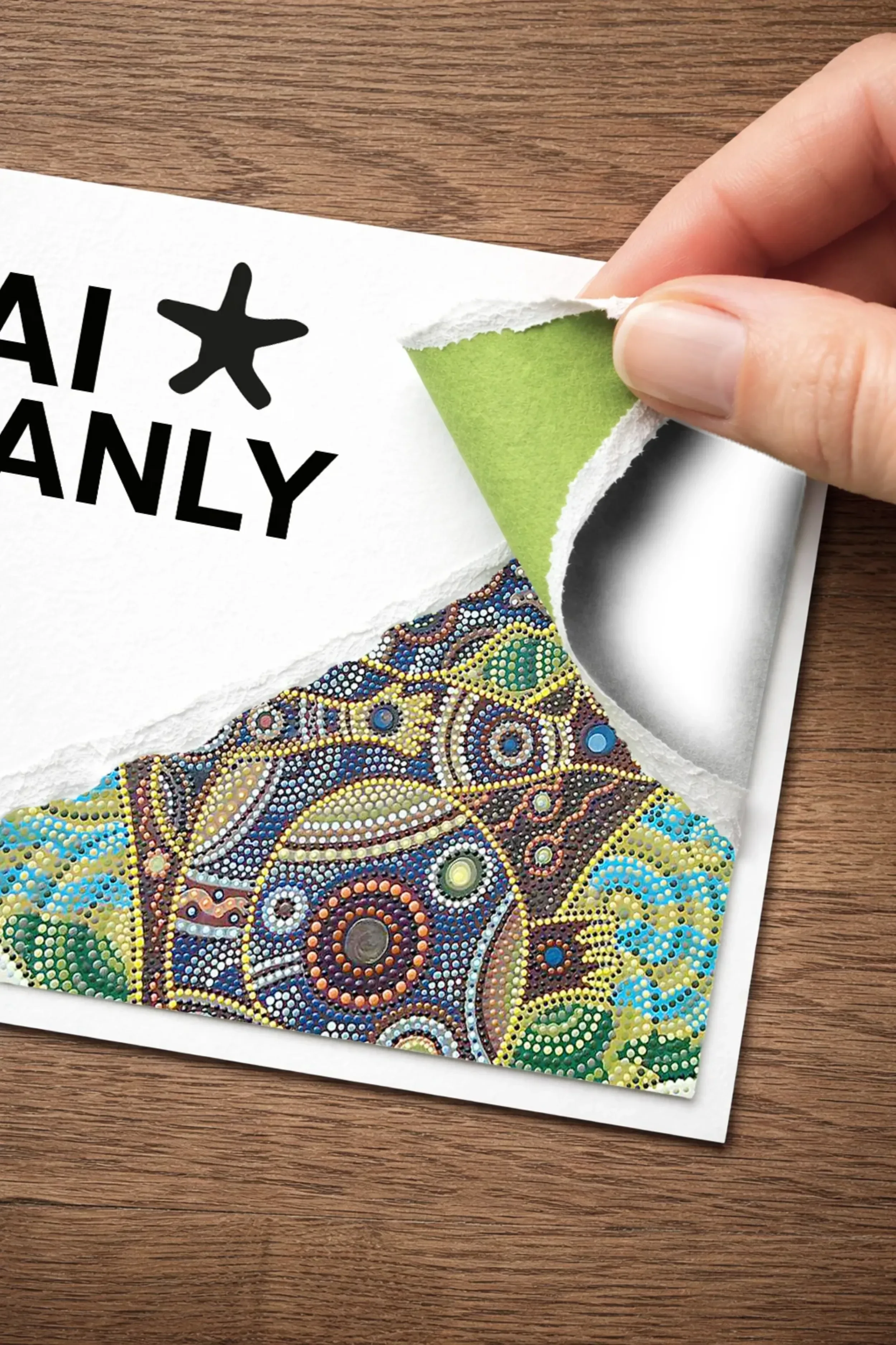 Déchirure permettant de voir soust