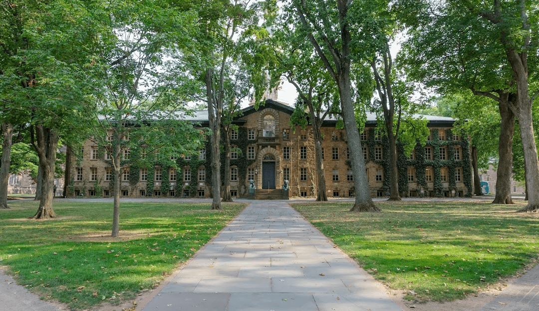 School building in West Windsor, New Jersey.