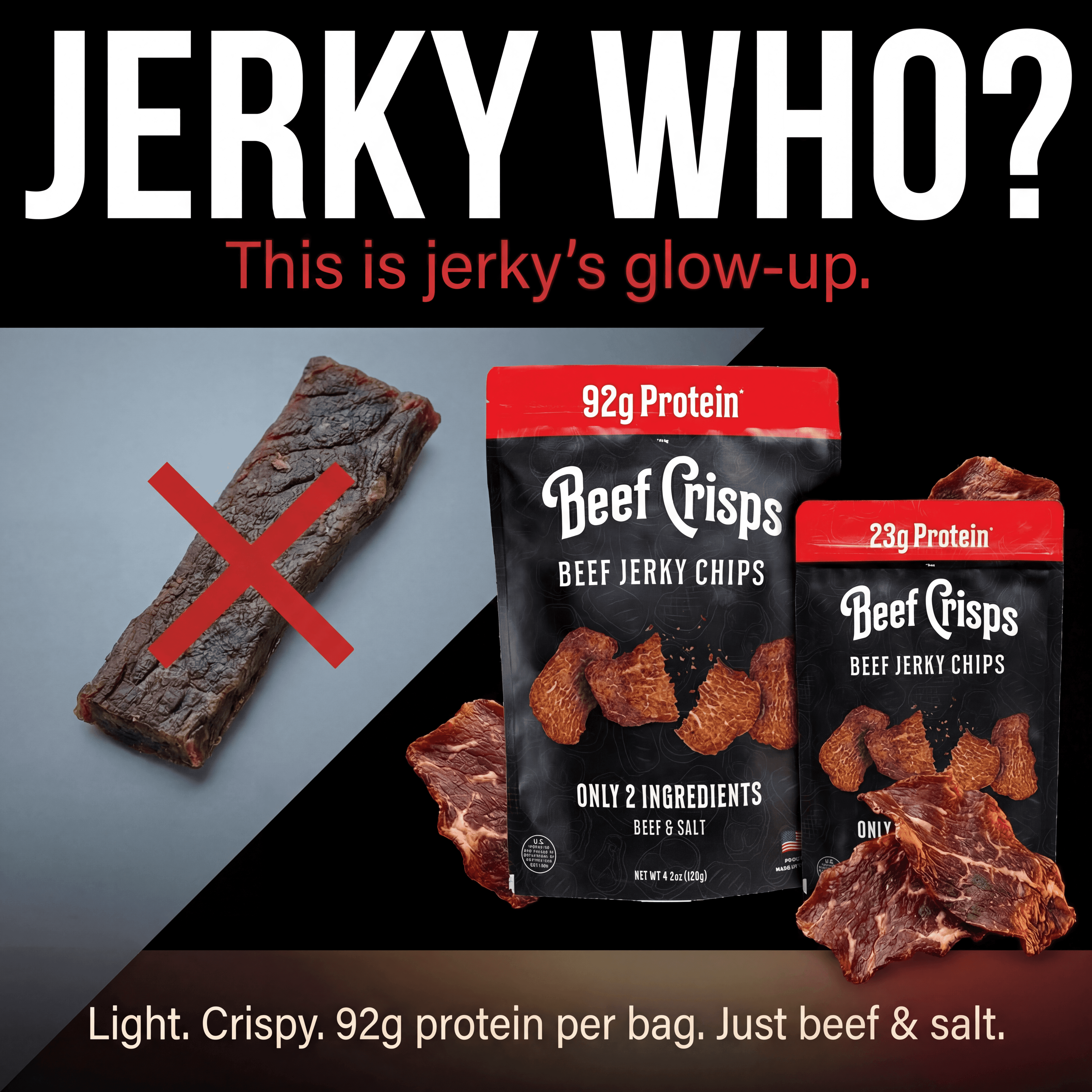 "JERKY WHO?" — Split Comparison