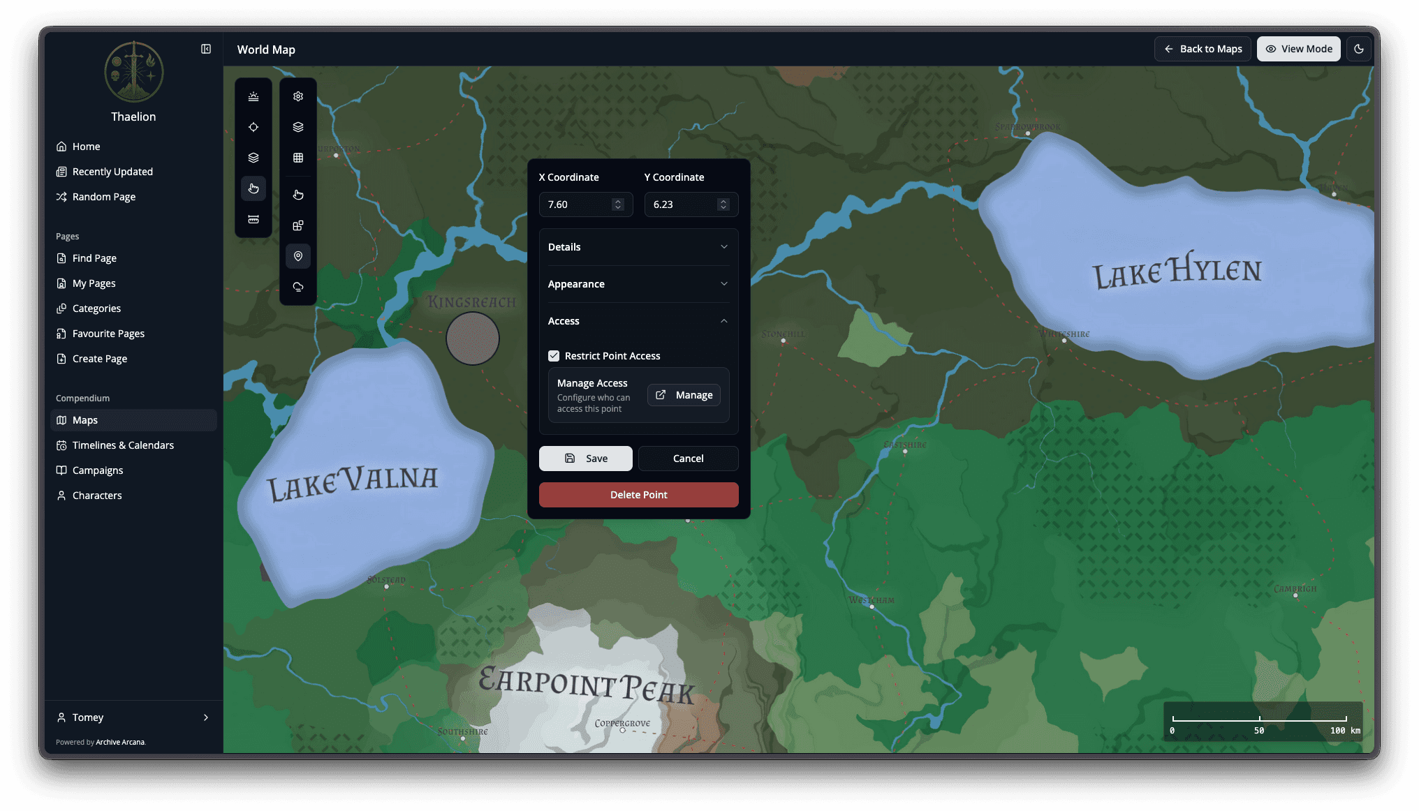 From pages all the way to points on a map