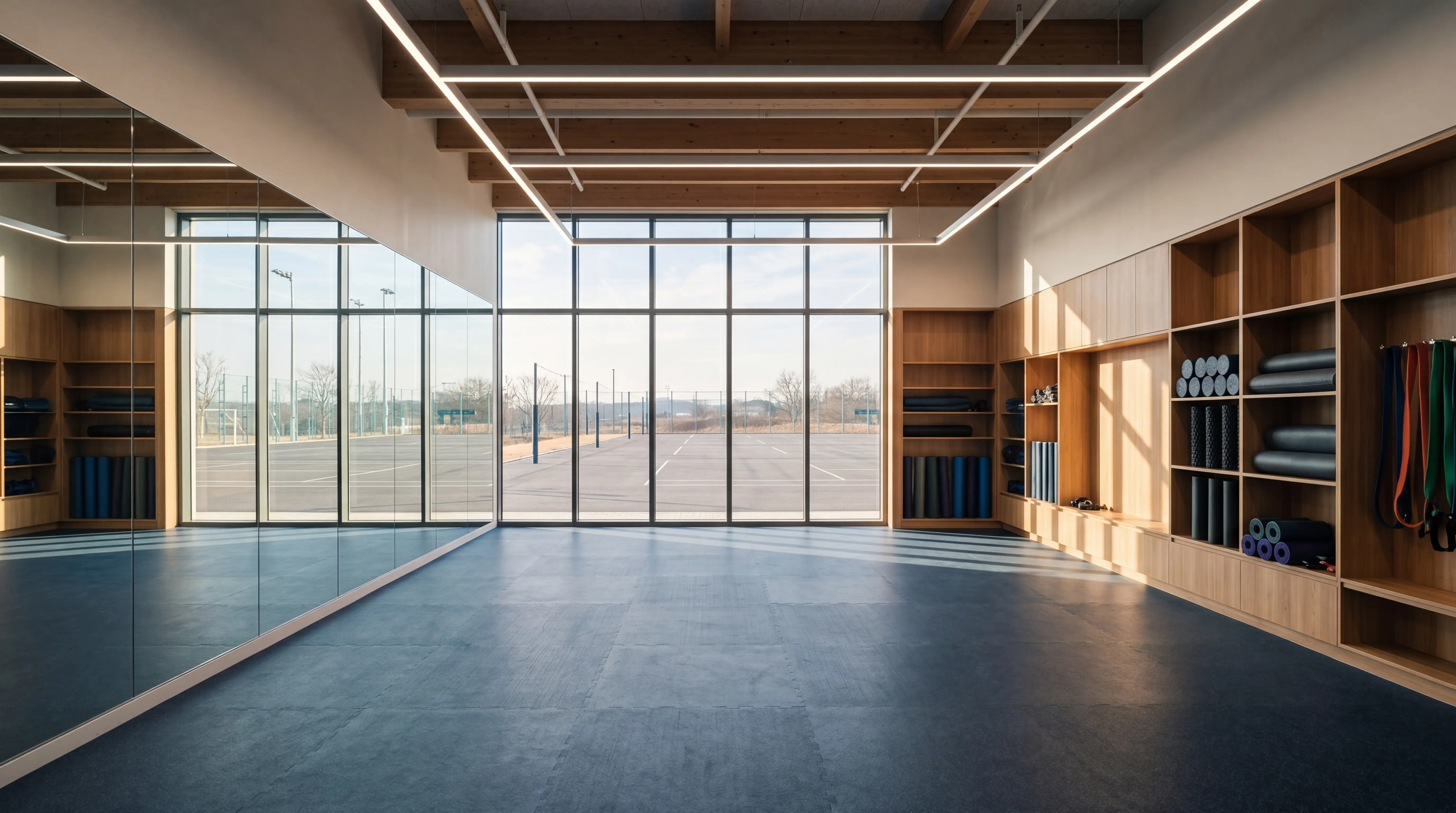 Photo of an sports academy gym