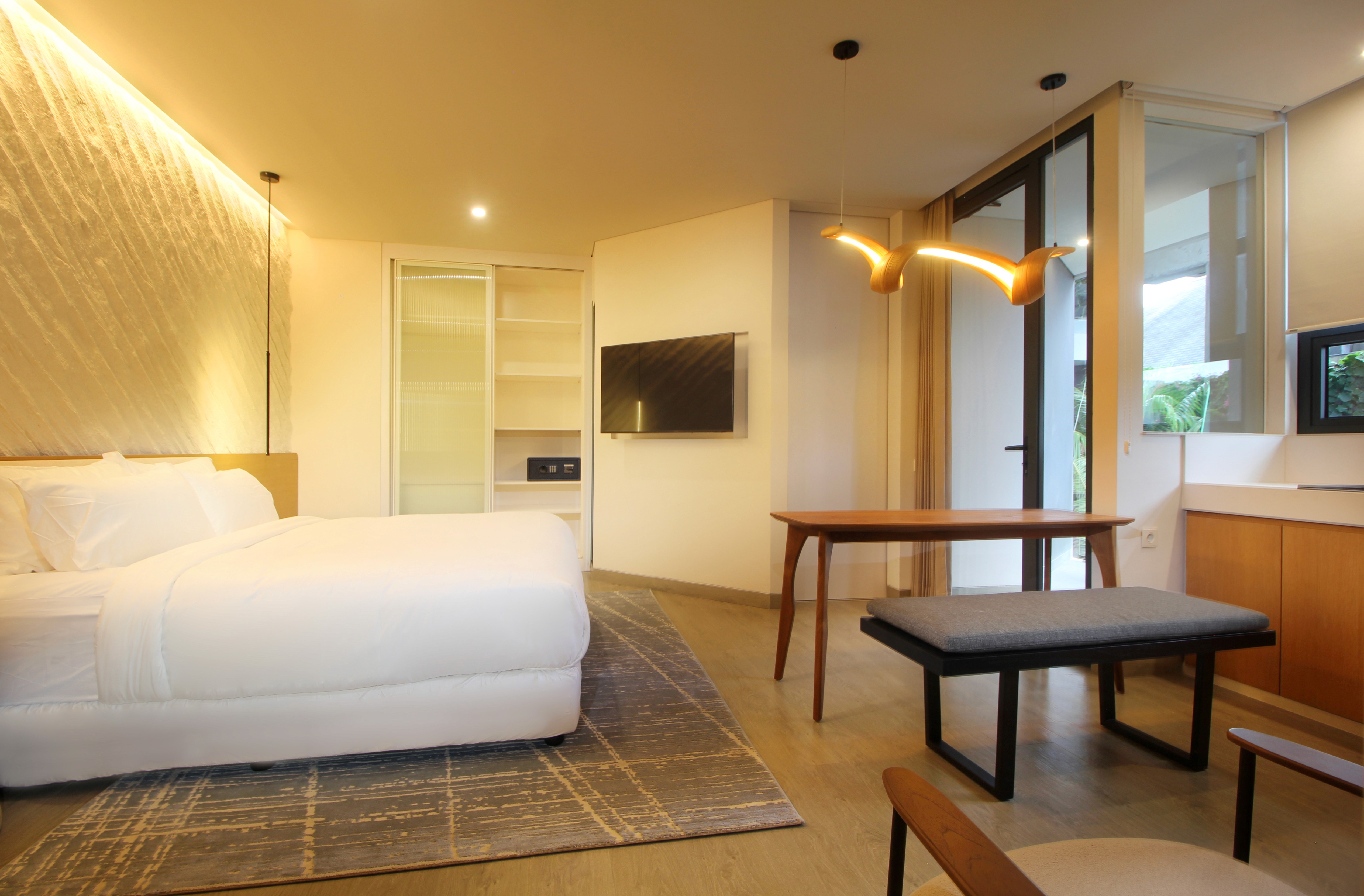Luxurious Junior Suite with Private Relaxing Jacuzzi | echo beach canggu bali apartments villa resort
