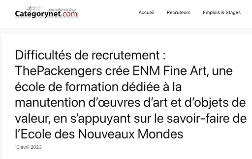 The categorynet article