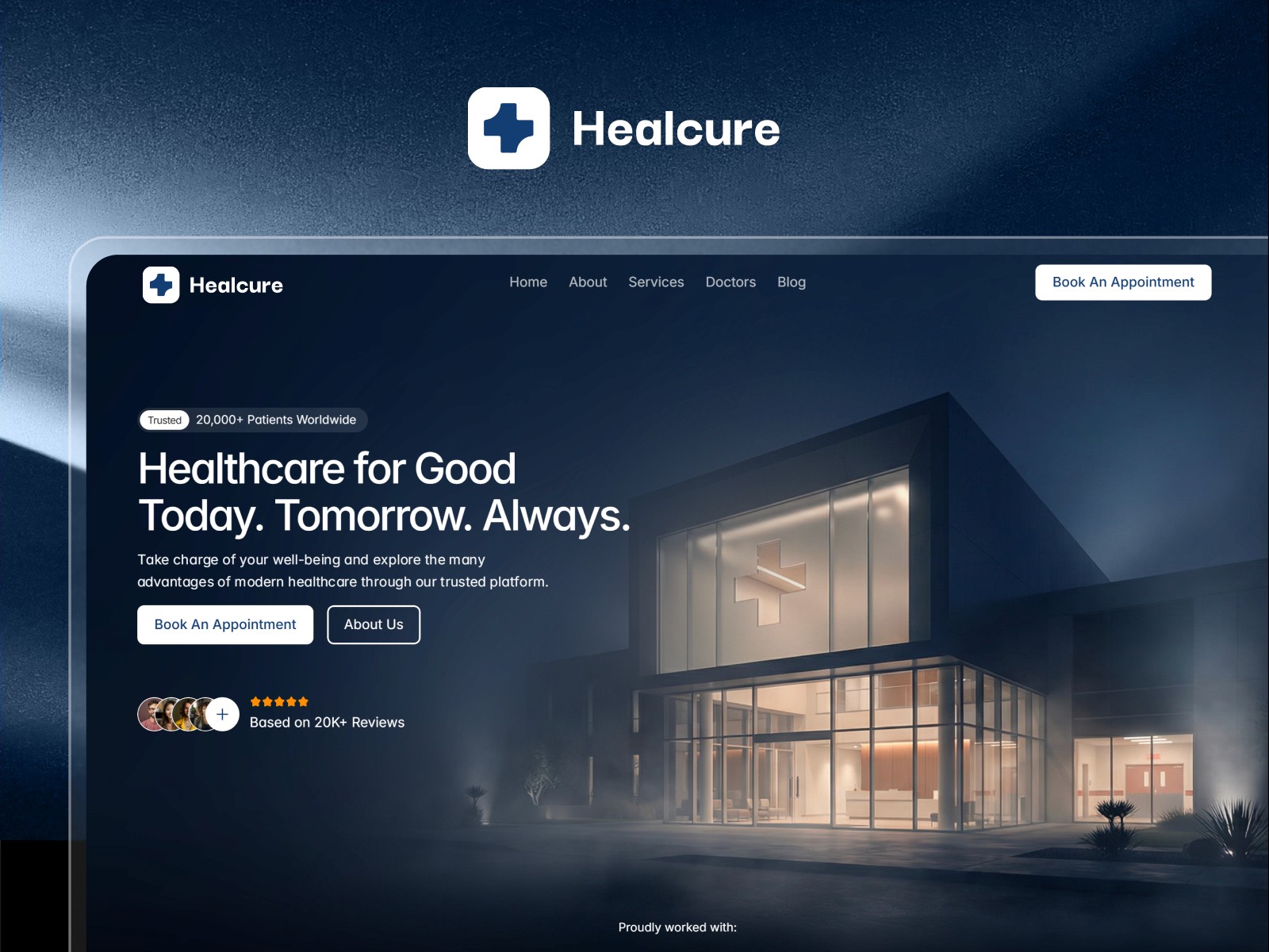 Healcure — 现代动效医疗健康网站设计灵感