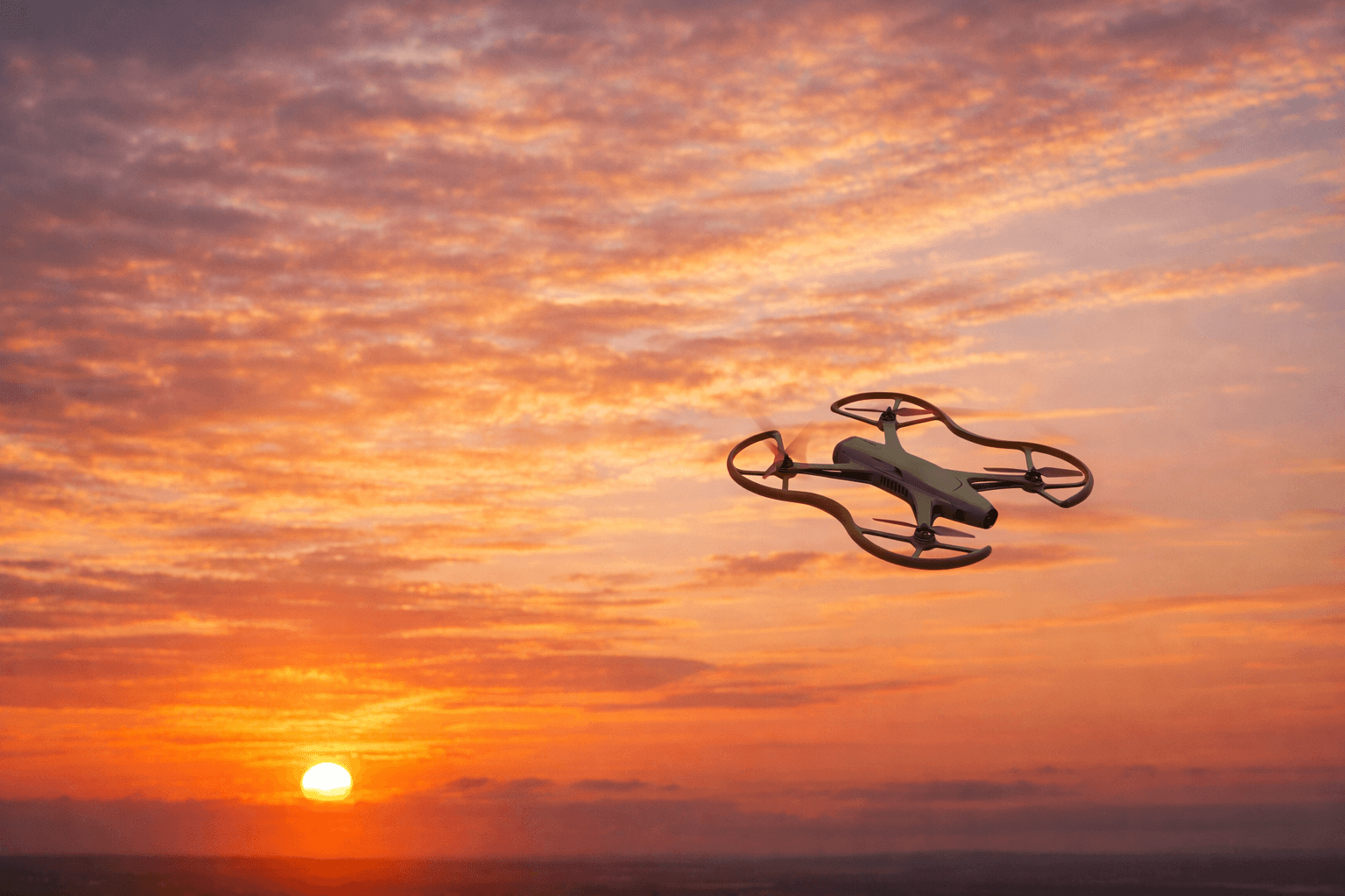 Triathlete on a time trial bike riding on a road