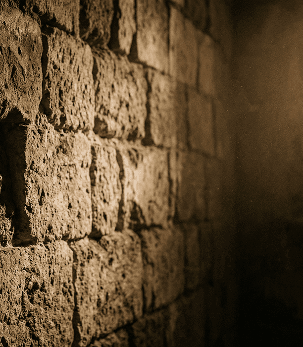 ancient stone wall with soft light, Rome architectural texture