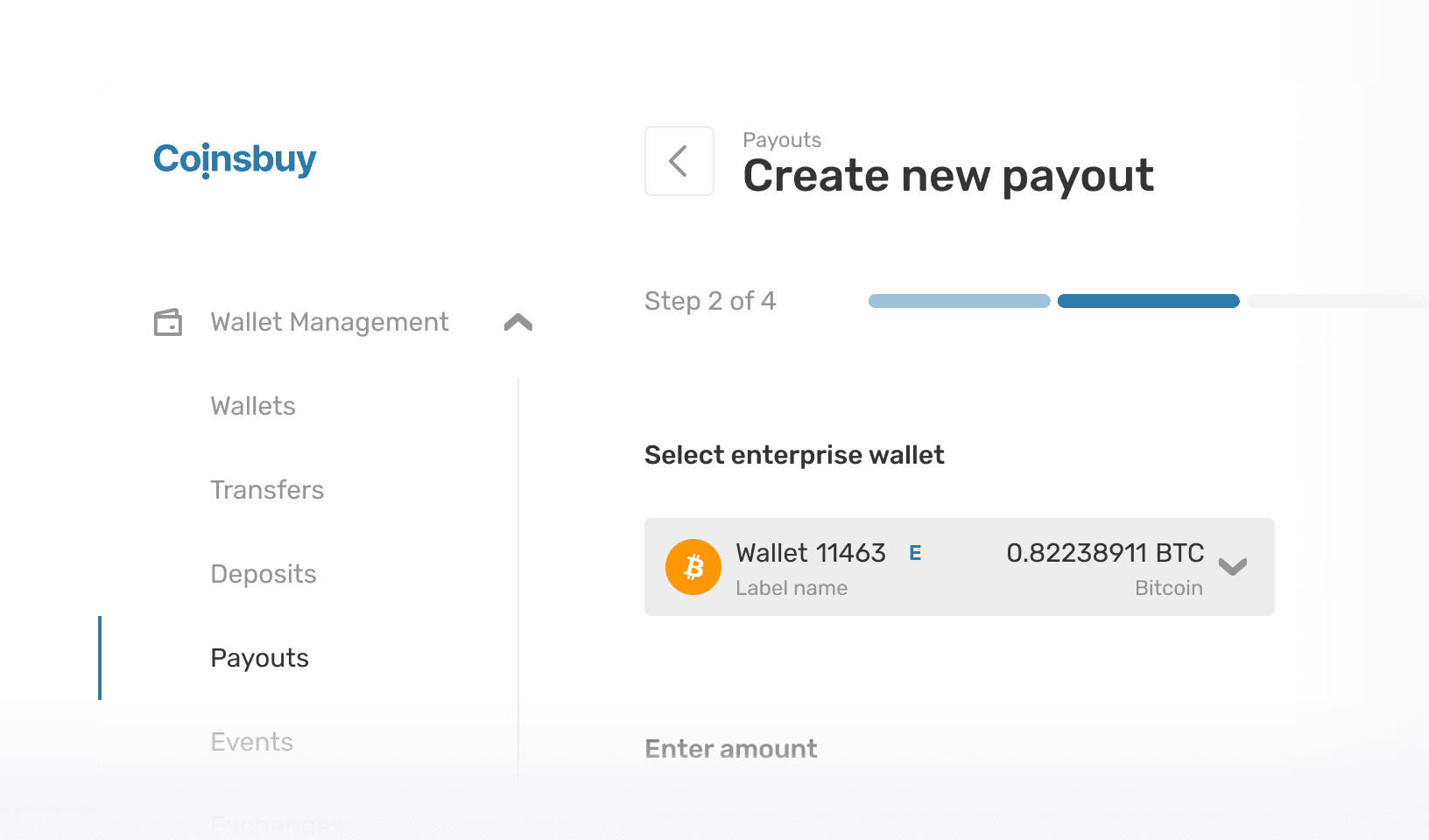 Create new payout