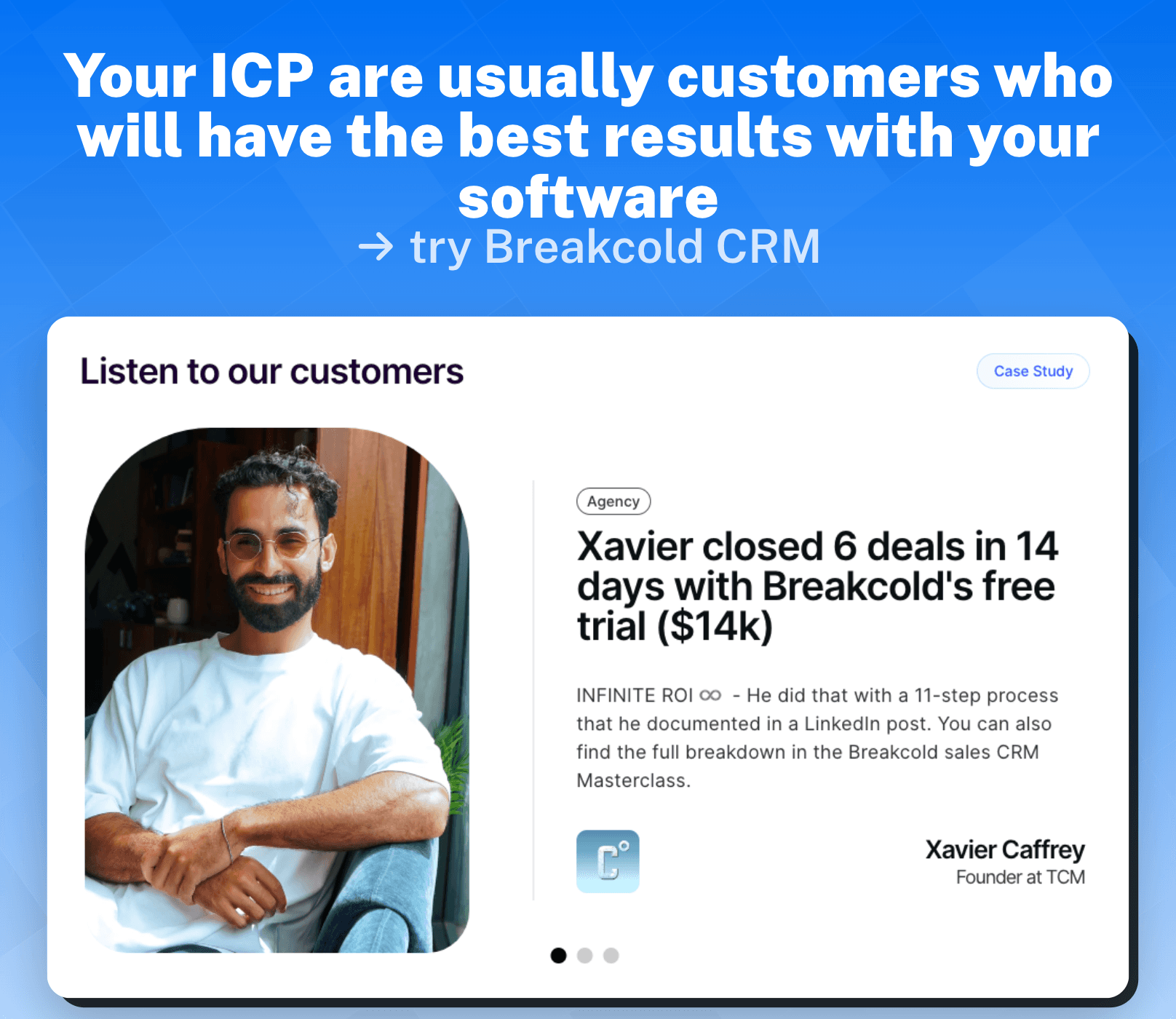 Definition of Ideal Customer Profile (ICP)