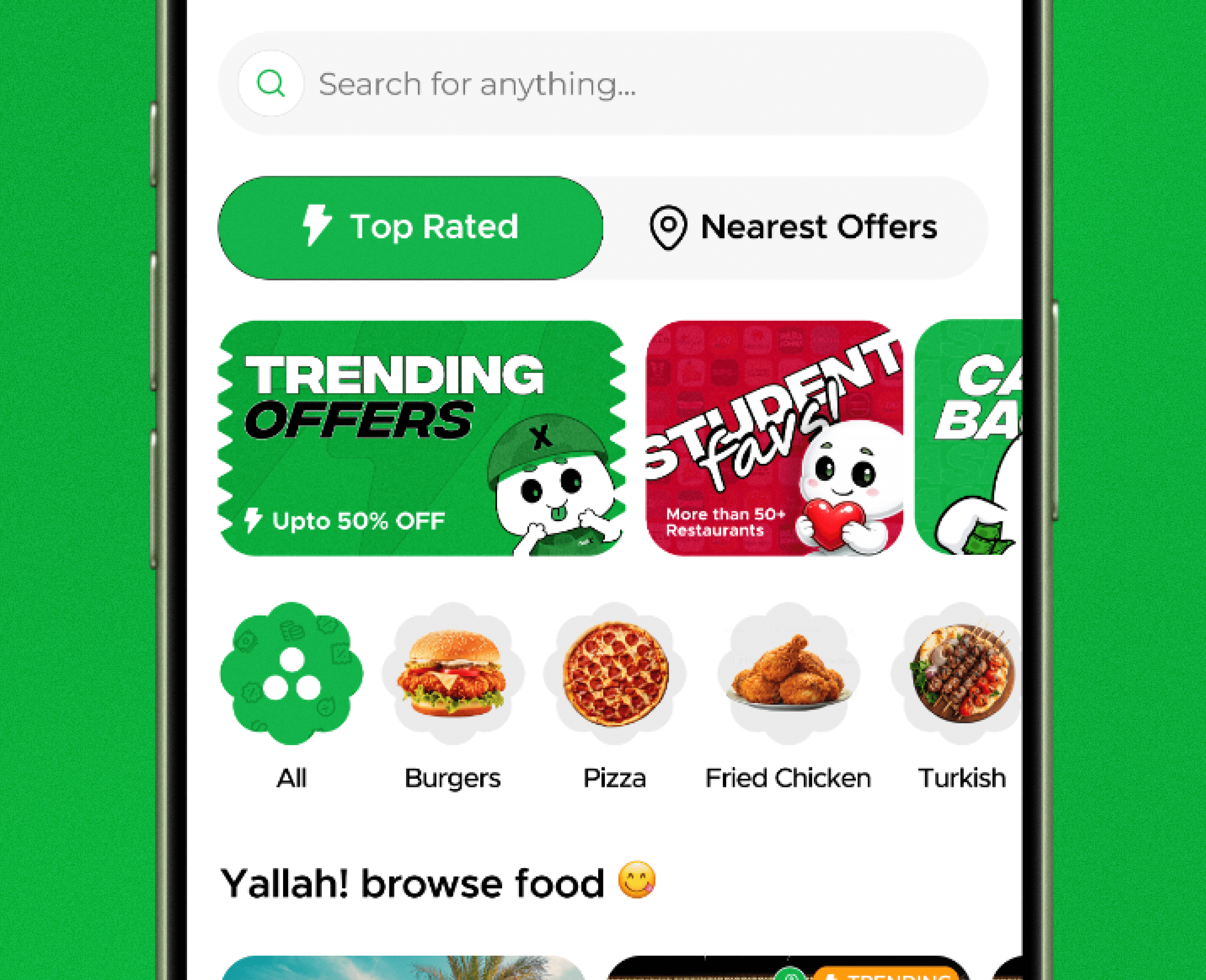 UI card showing a walking habit labeled “10k step walk” with 5200 steps completed, next to a peach-colored button labeled “New habit” and “Apply” with a sparkle icon.