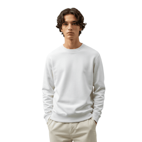 Sweatshirt mockup on a man model