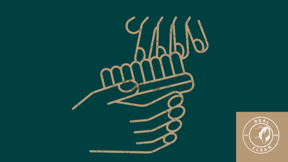 nails cleaning illustration