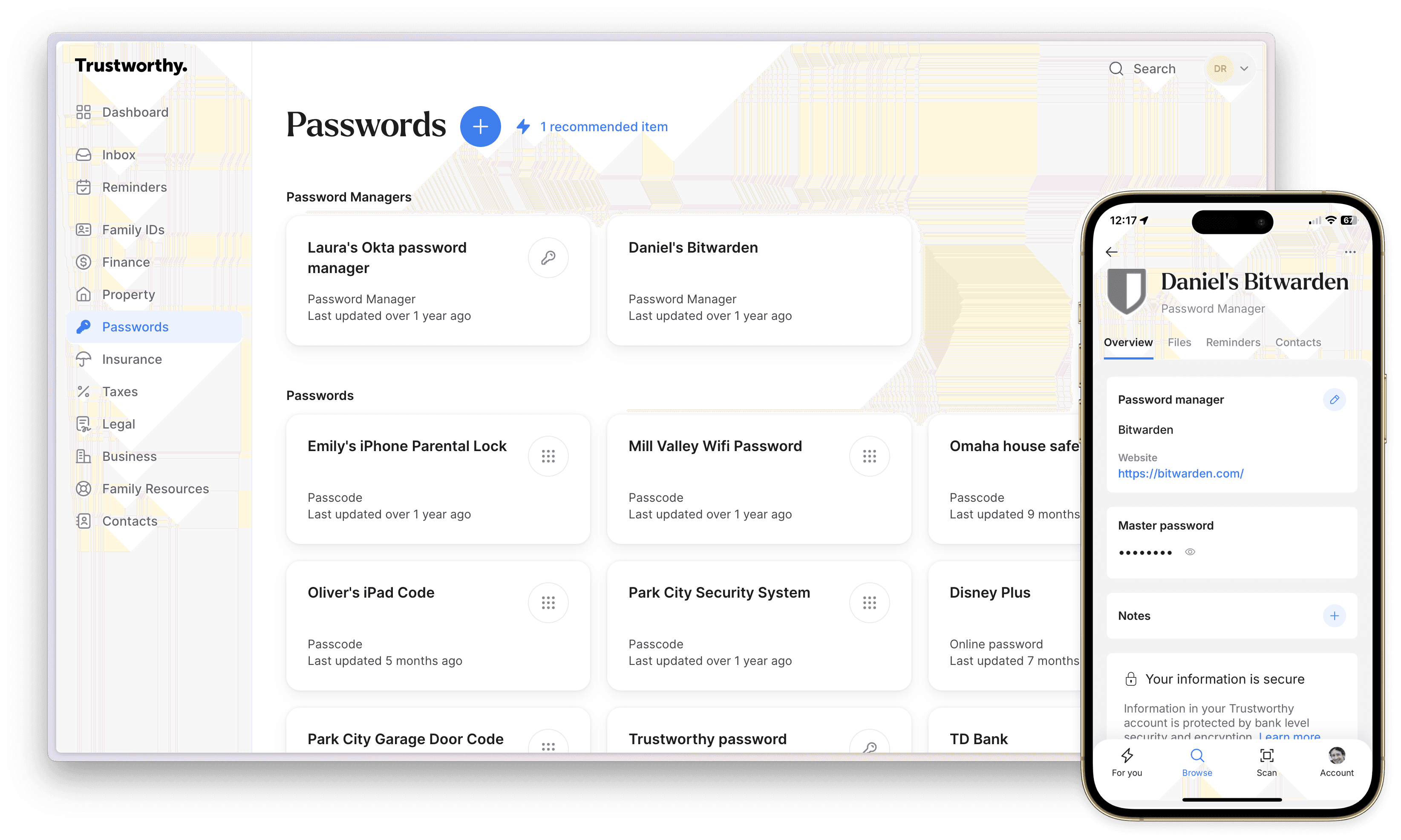 Trustworthy passwords