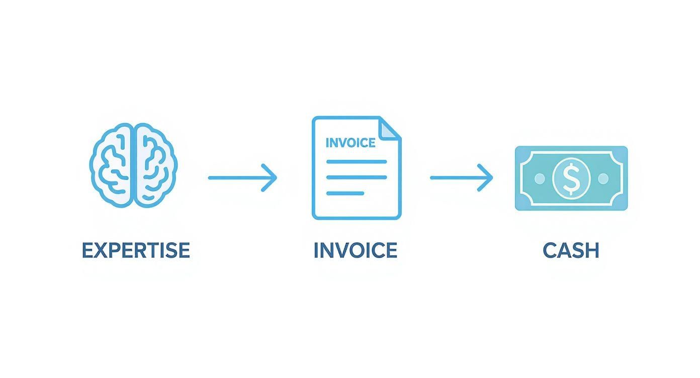 Infographic about average collection period