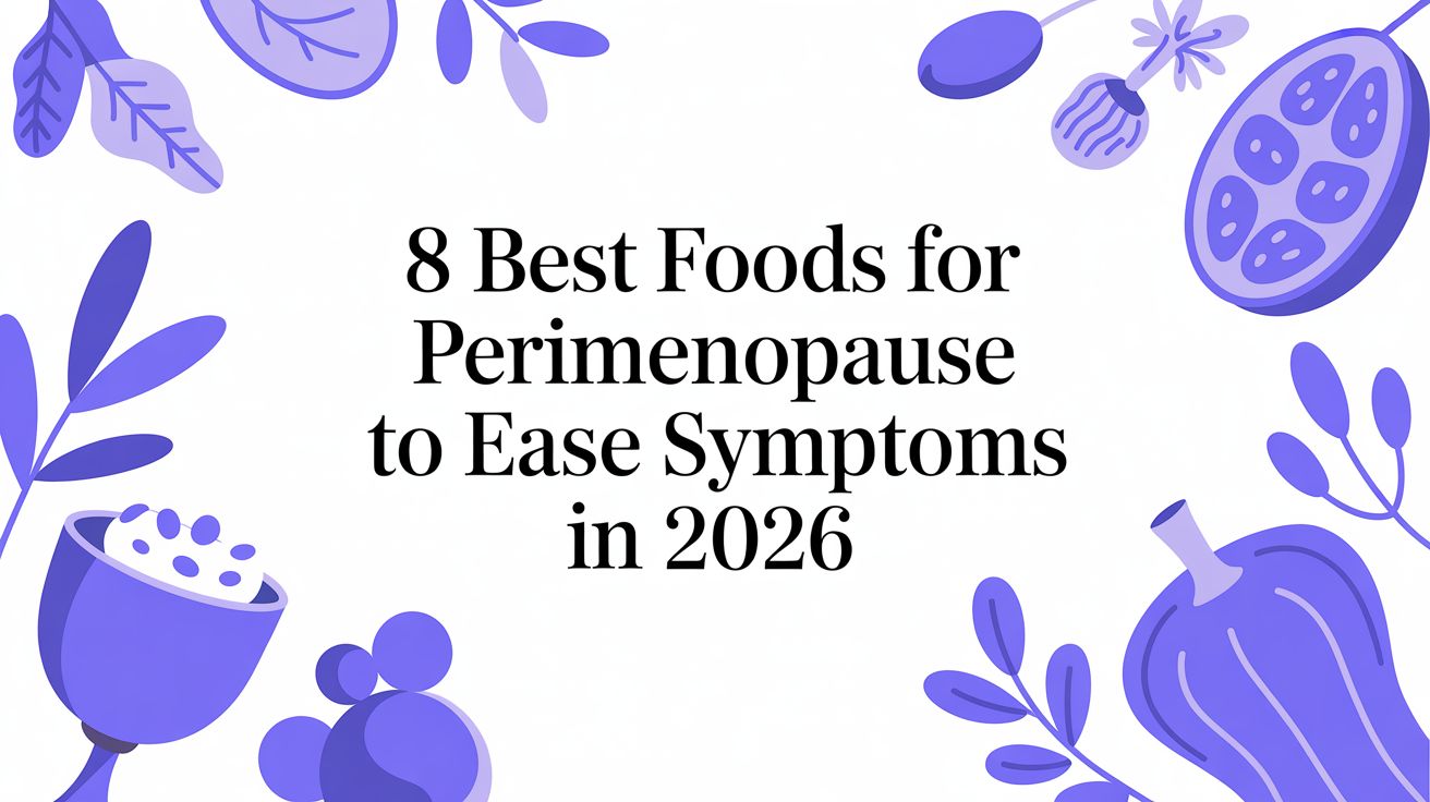 8 Best Foods for Perimenopause to Ease Symptoms in 2026