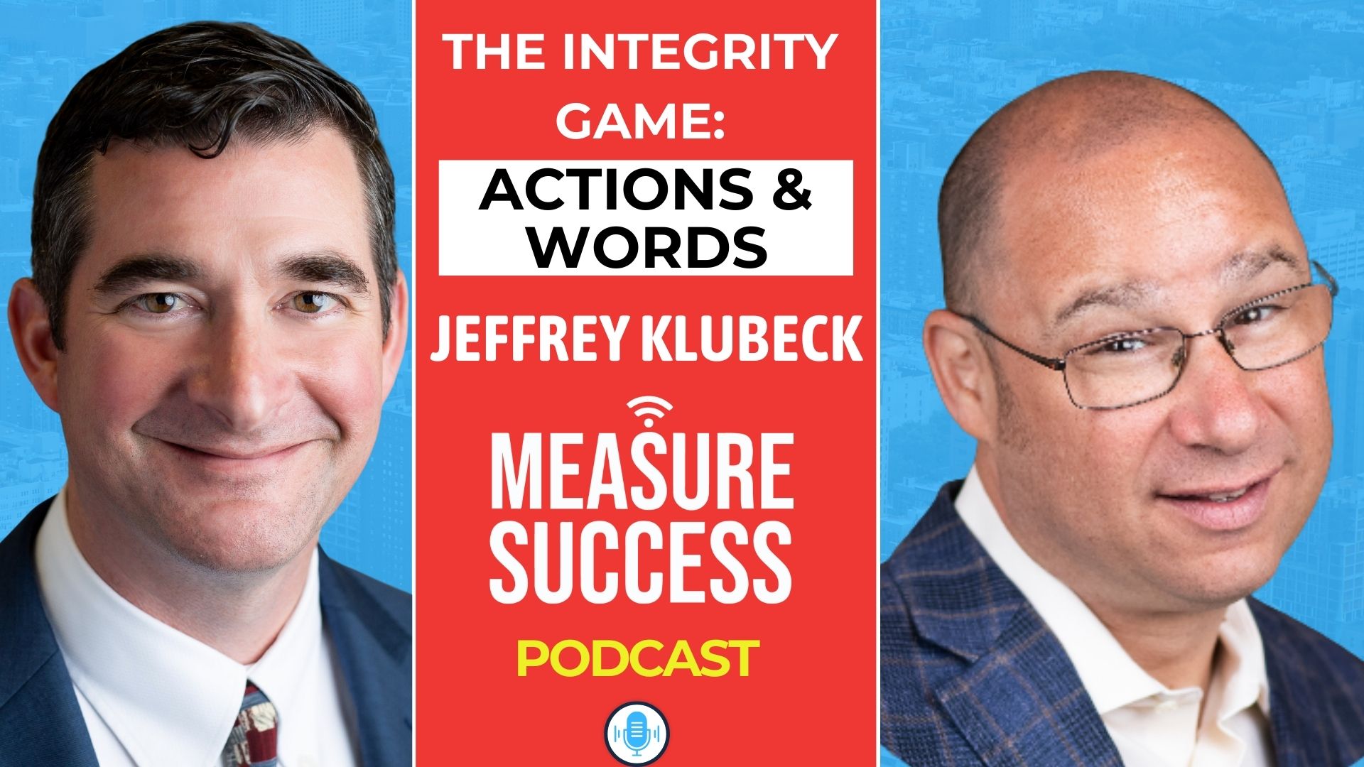 Three colleagues smiling and chatting together in a studio setting.