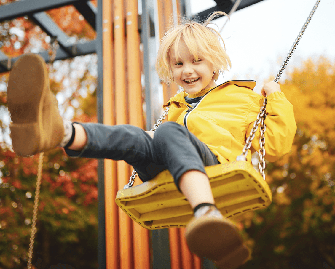 Young happy girl on a swing | Egland Park | Ashbourne, Co Meath