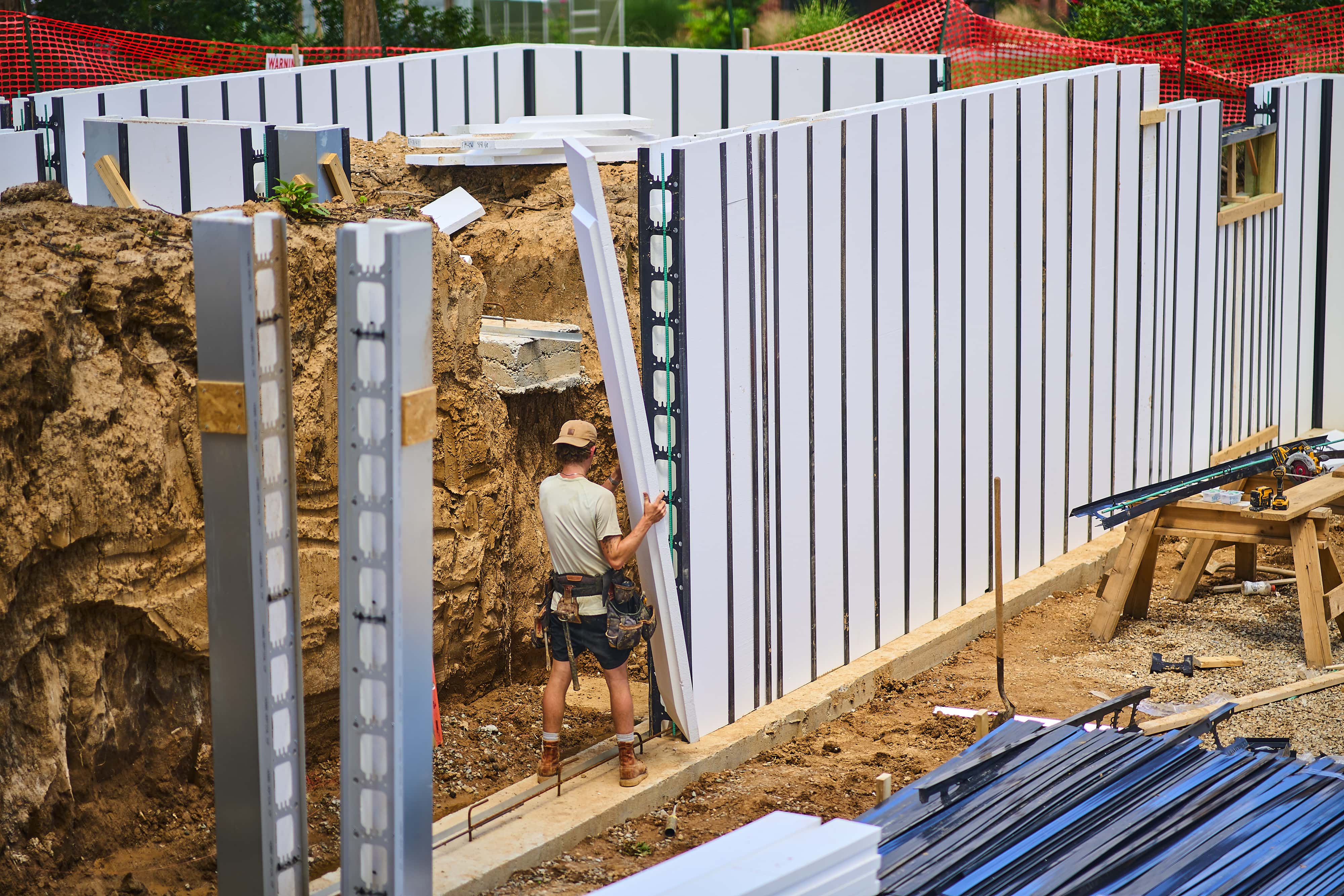 adding a Pow-R-Wall panel to a wall
