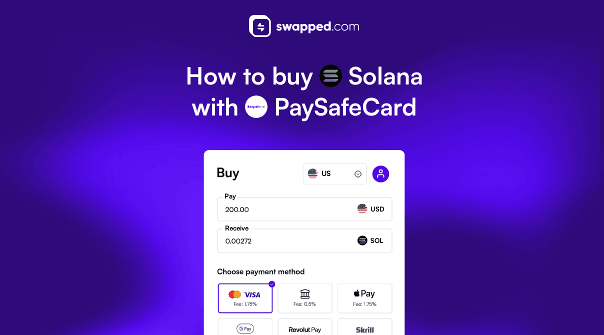 How to buy Solana (SOL) with PaySafeCard