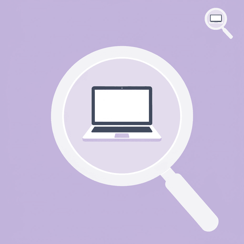 Magnifying glass icon representing deep analysis of real business workflows