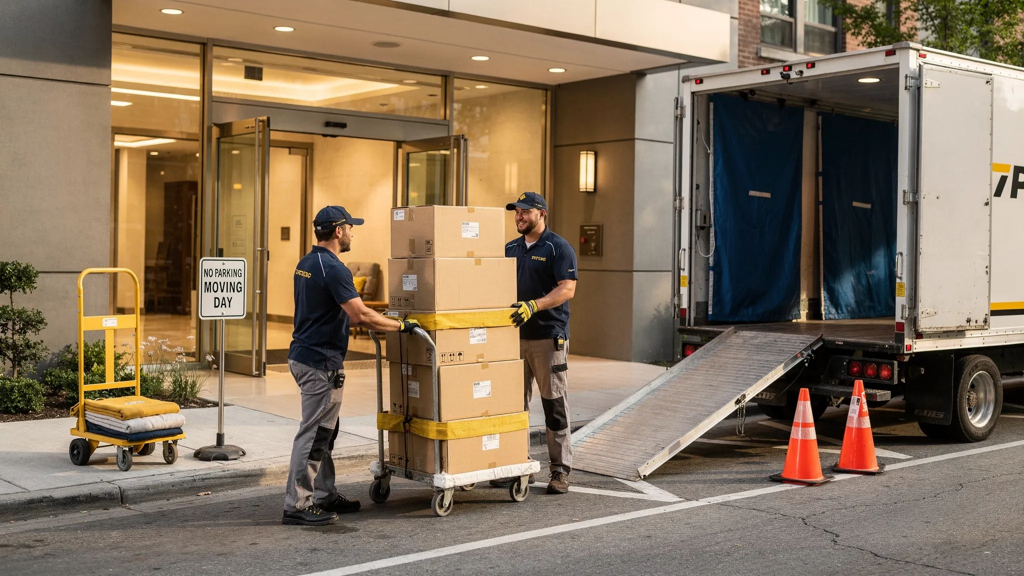 Apartment Movers: How to Handle Elevators, Stairs, and Parking
