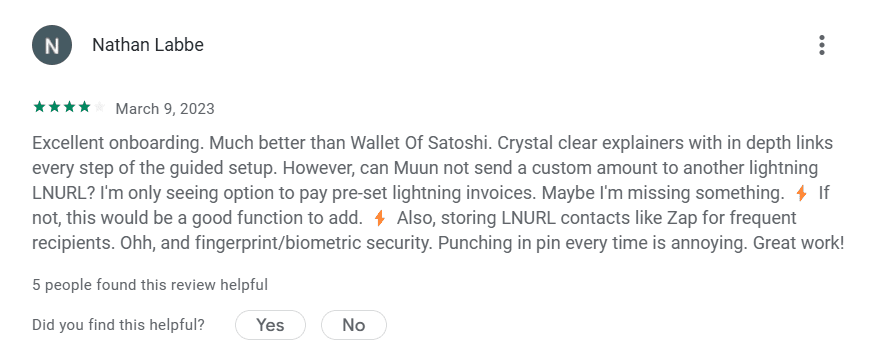 Muun Wallet Review- top 5 bitcoin lightning wallets