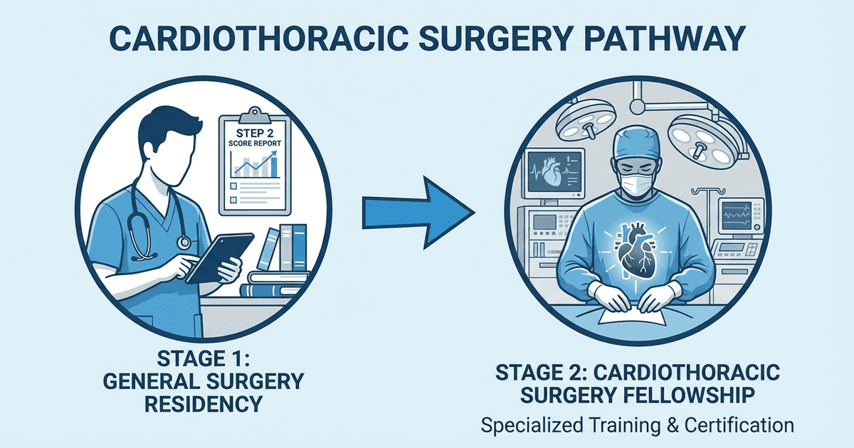 Cover: Cardiothoracic Surgery Residency: Minimum Step 2 Score & How to Compete in 2026