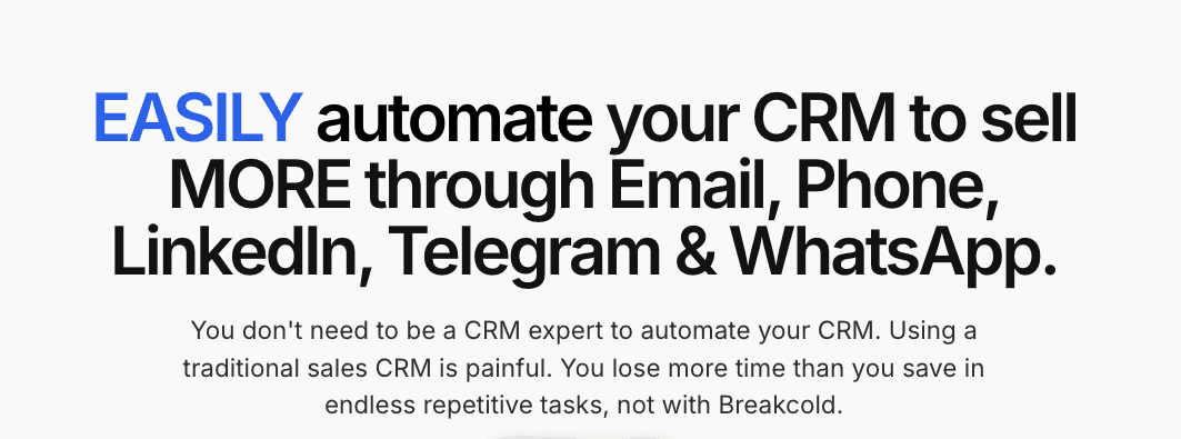 definition multi-channel AI CRM