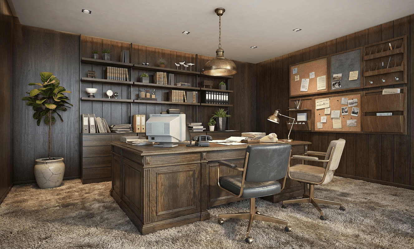 Image of a home office