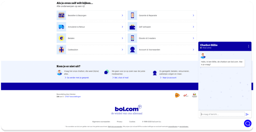 example from bol.com
