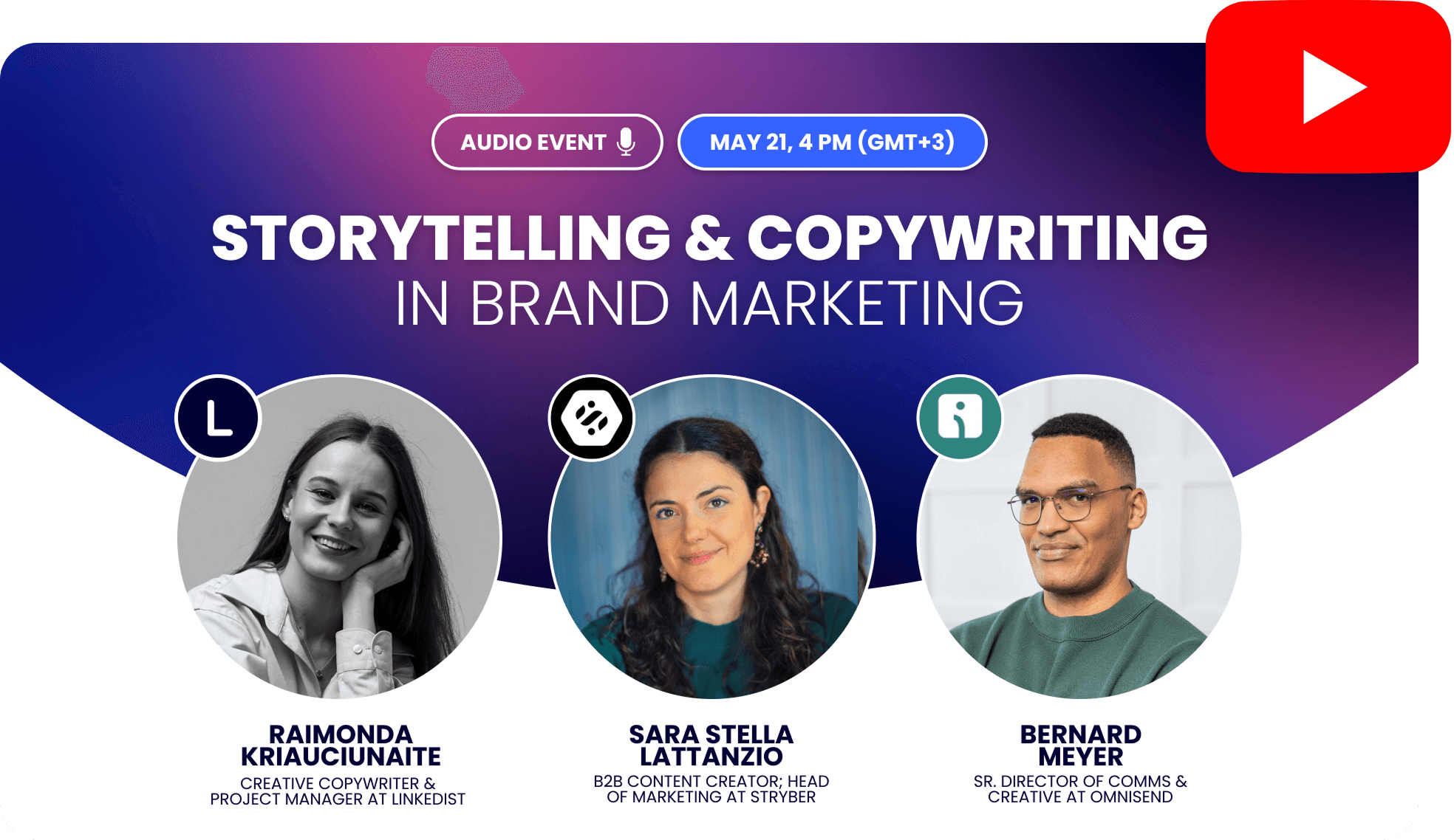 Youtube recording:Storytelling and Copywring