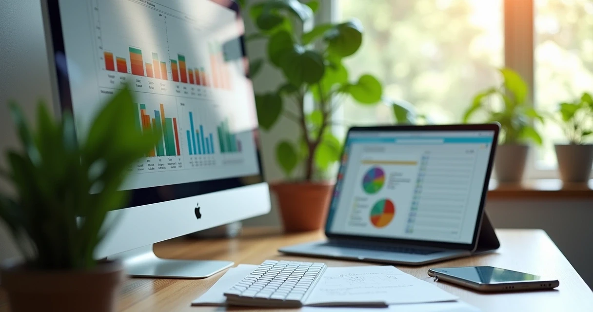 Consultório de nutrição equipado com tecnologia digital 