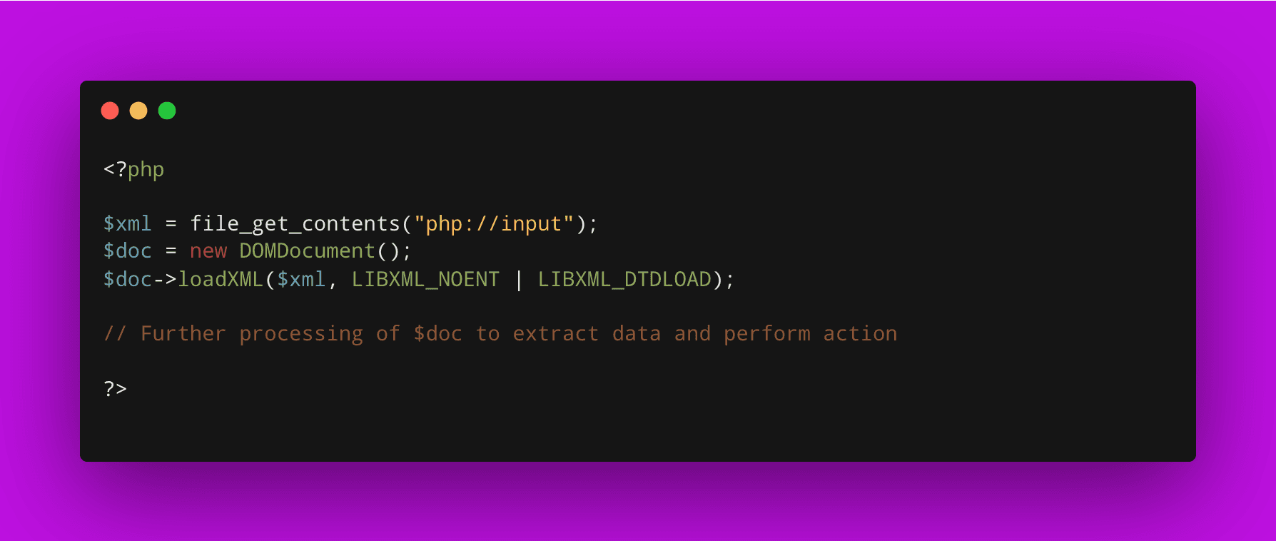 disabling external entity resolution