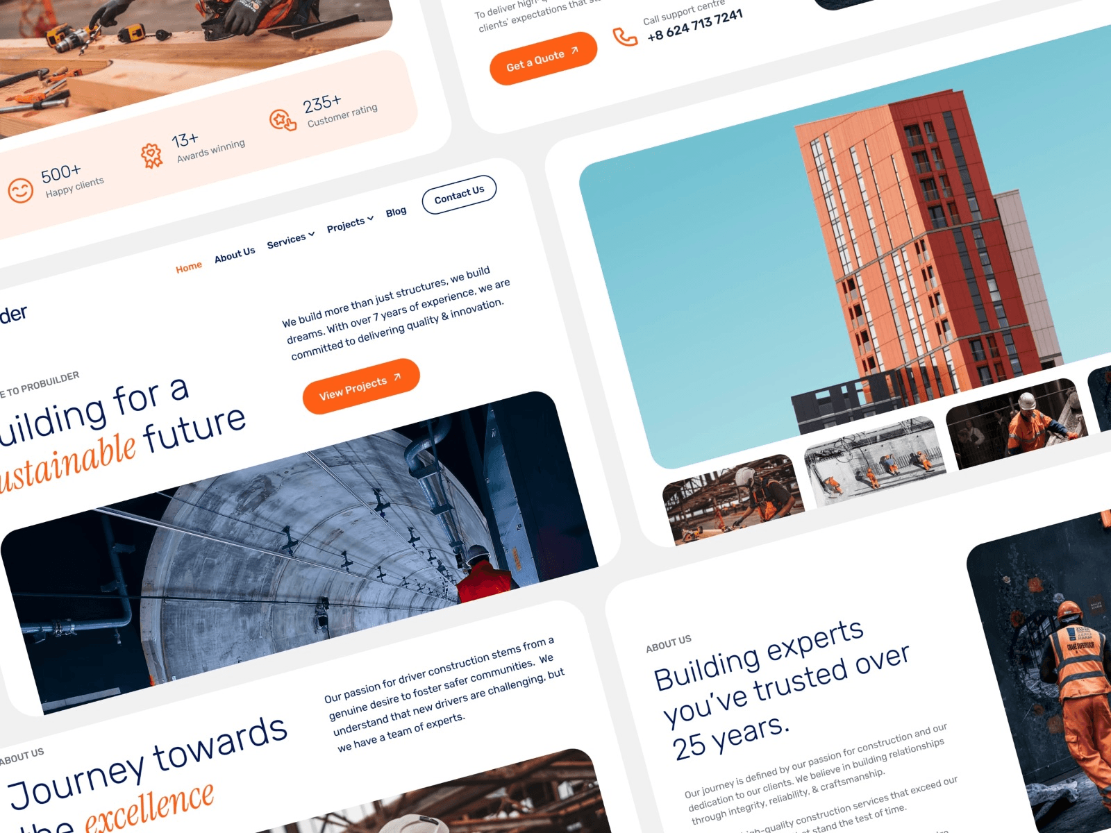 Top 11 Construction Website Templates - Realcon