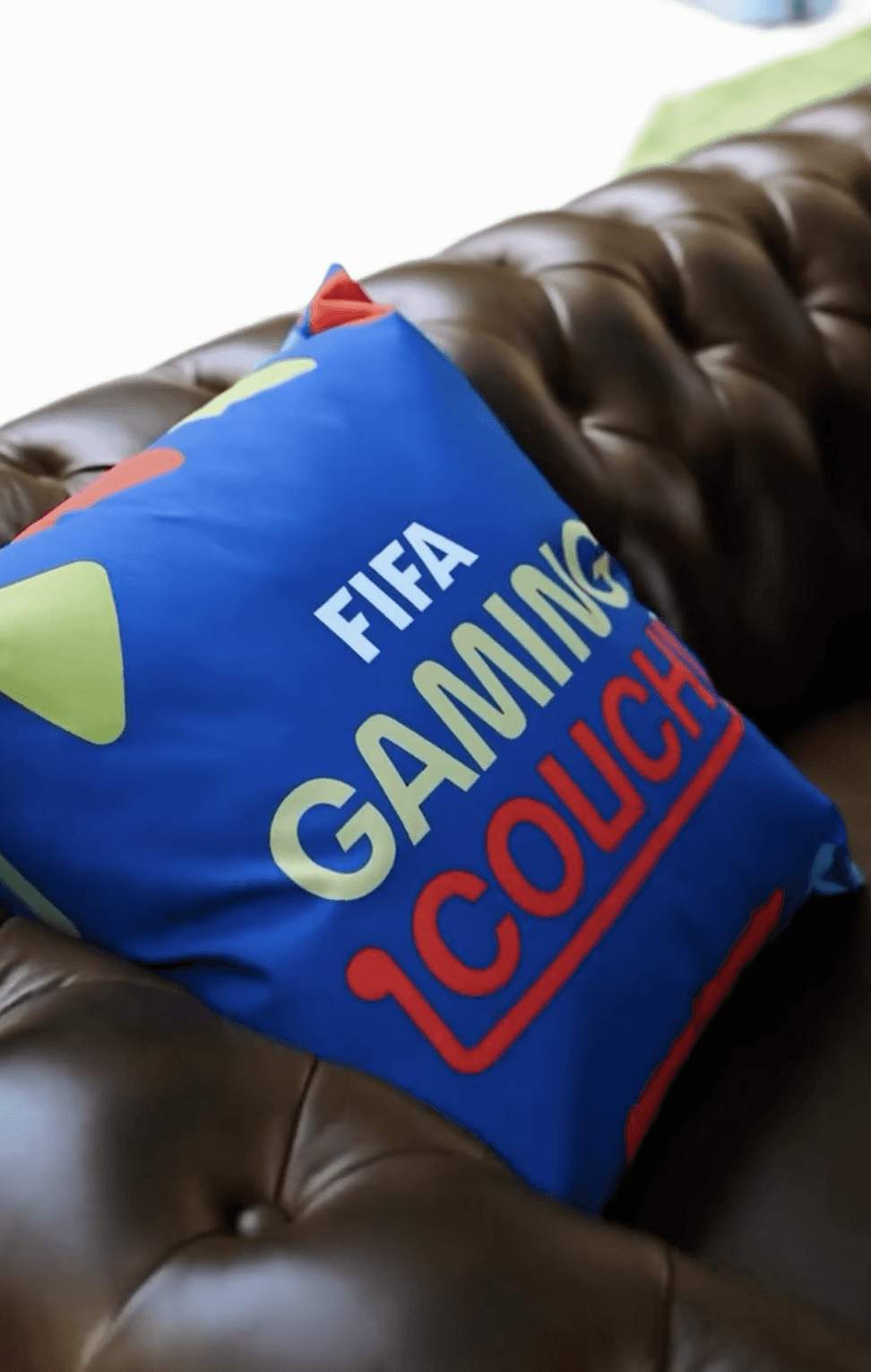 Gaming couch is in miami house of creators