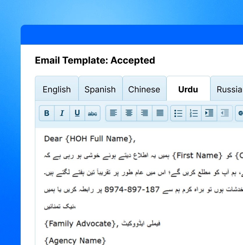 create follow up reminders for ongoing services