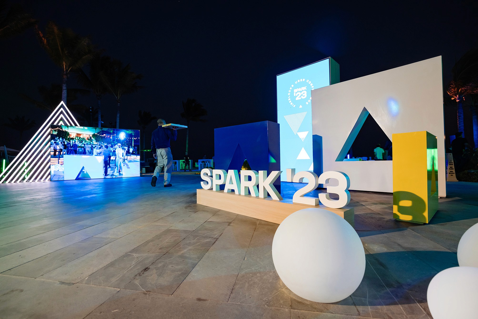 Image of outdoor SPARK branded construction.