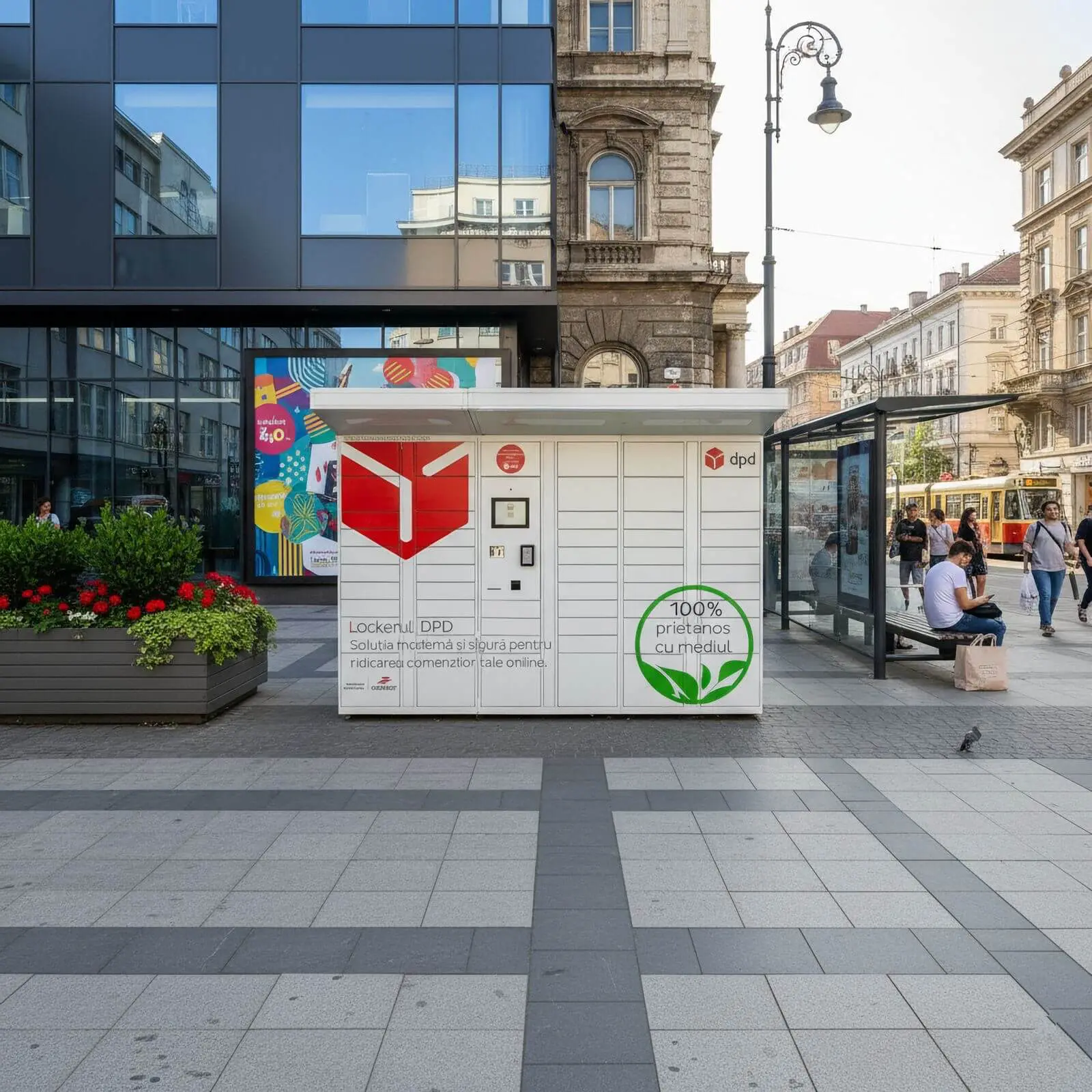 Smart parcel lockers used for last-mile delivery to reduce logistics costs