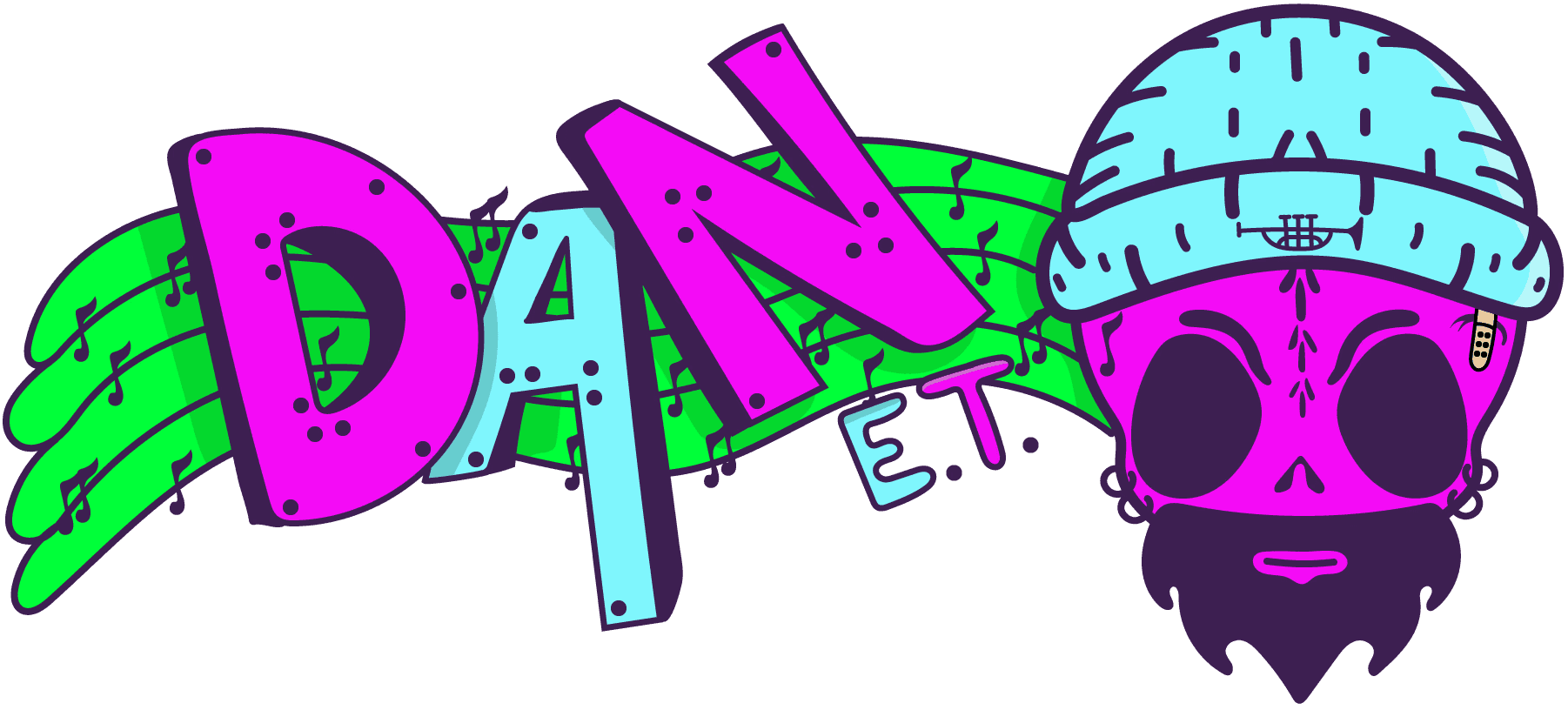 Dan E.T. Trumpet Player for BadFish Logo Banner