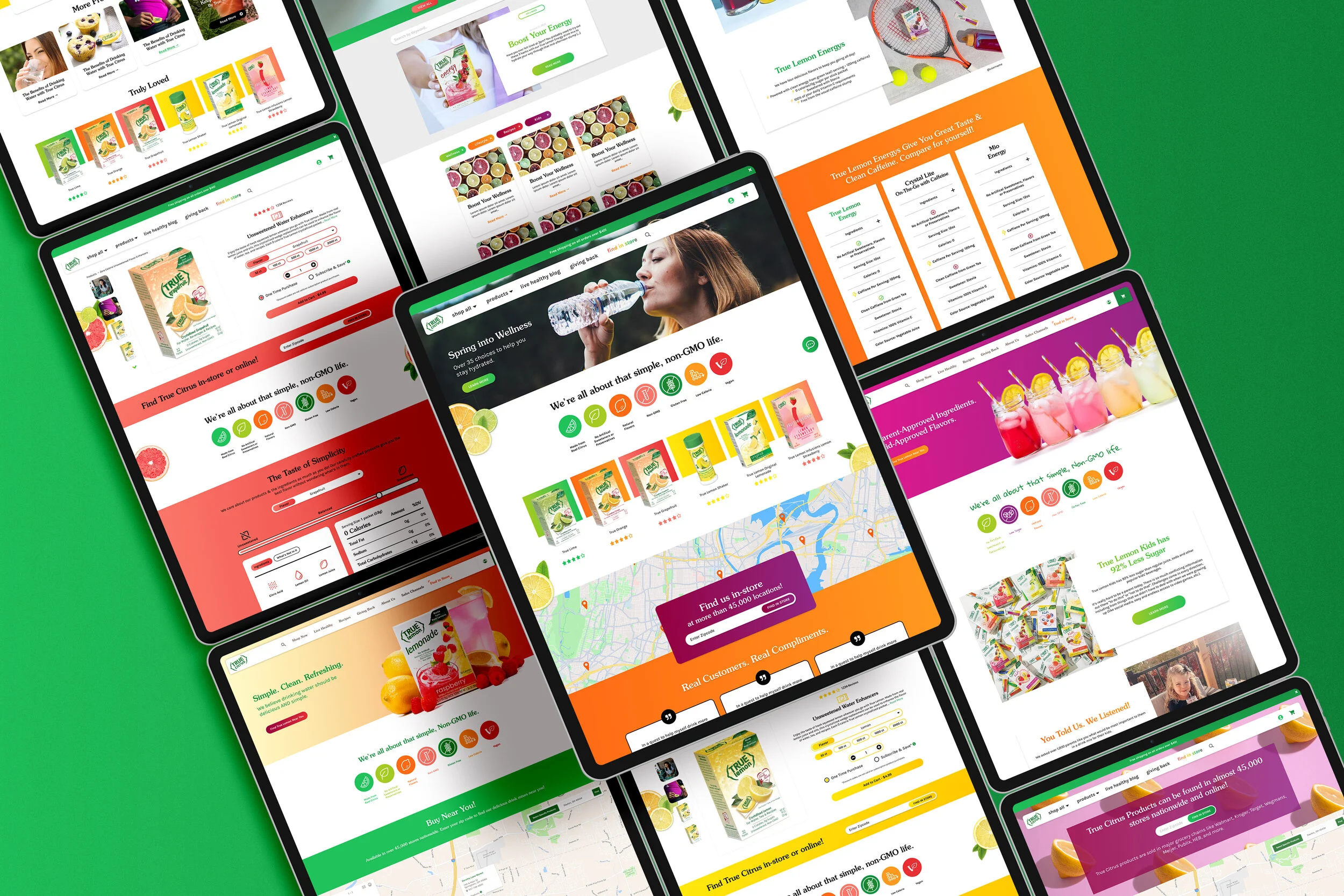 One-Key Design System Grid of Components
