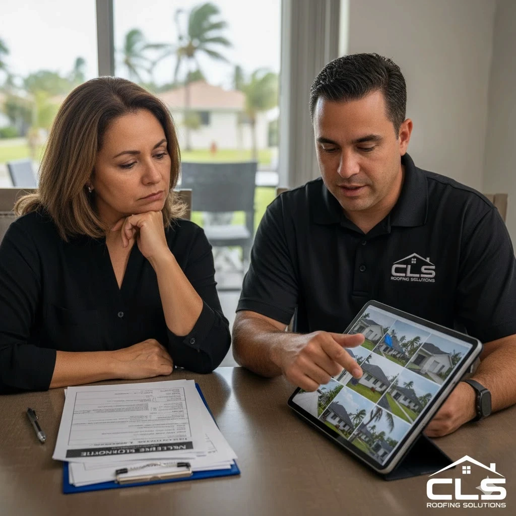 Insurance tips for emergency roof repairs in Miami.