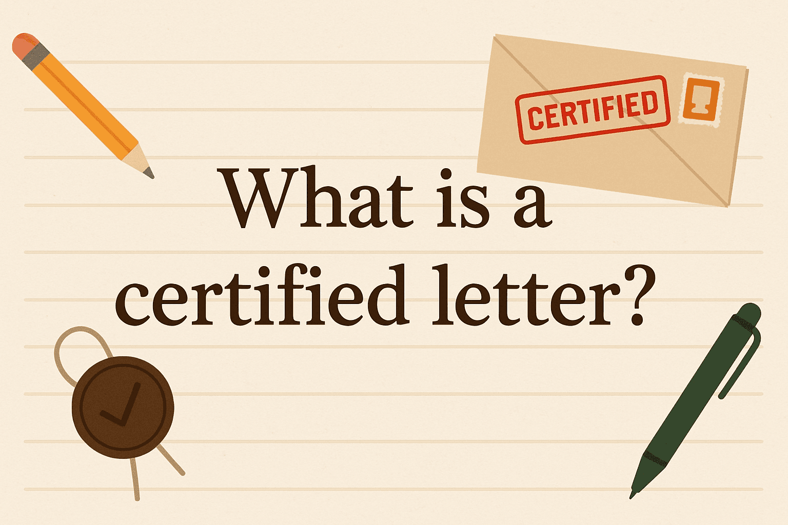 what is a certified letter