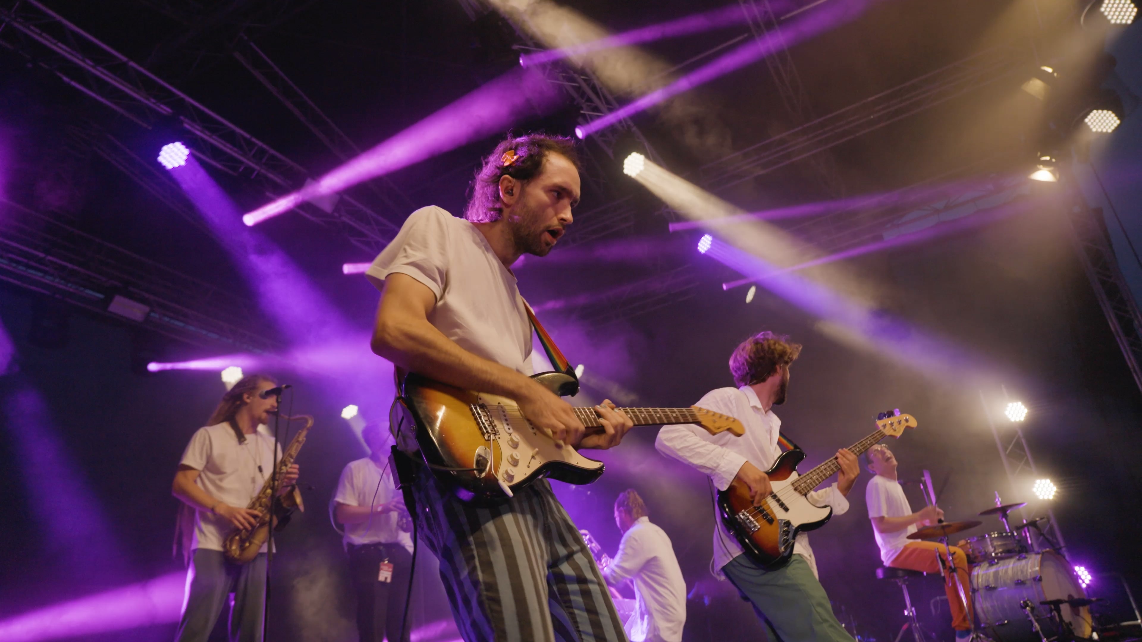 band on stage