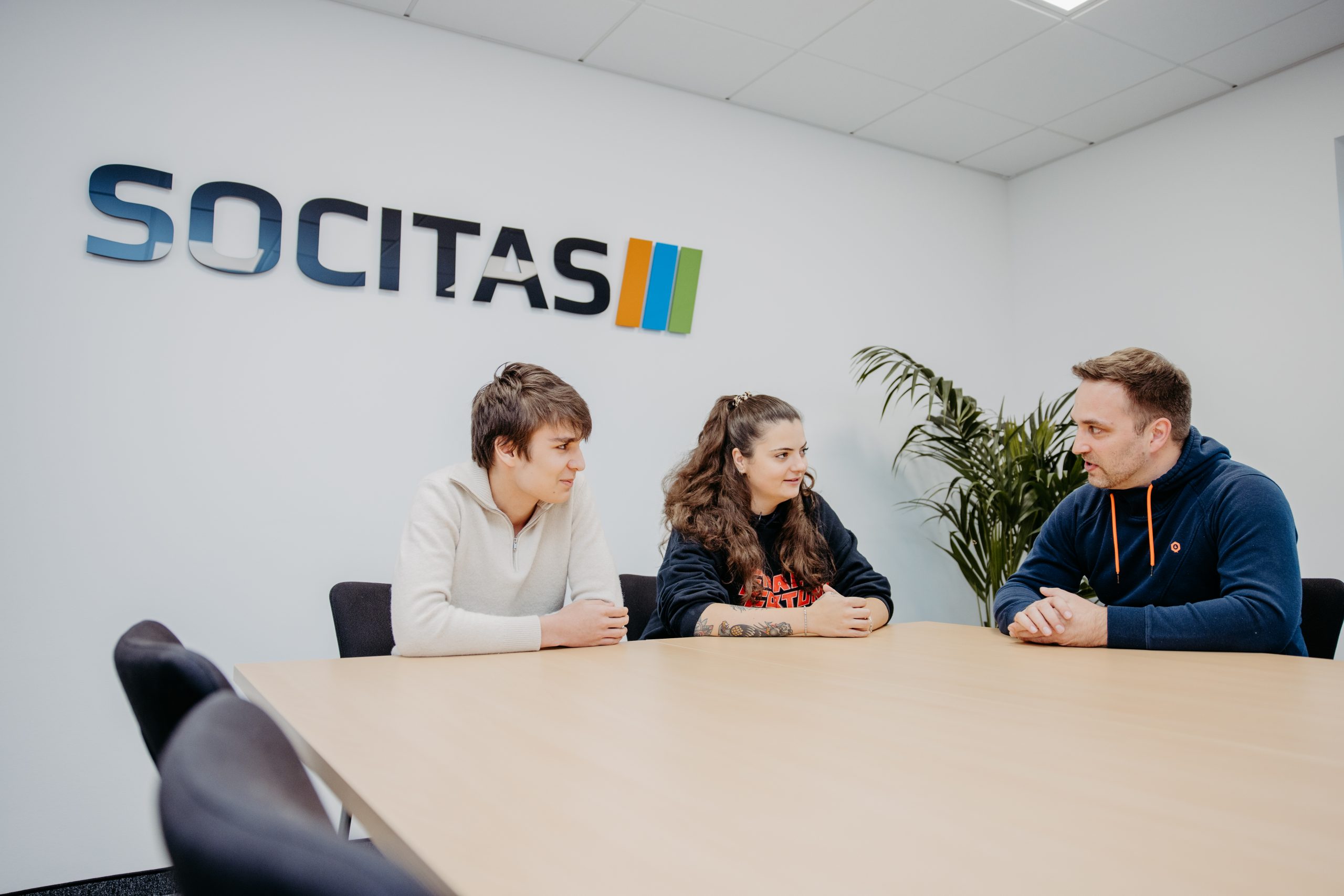 SOCITAS team in meeting room