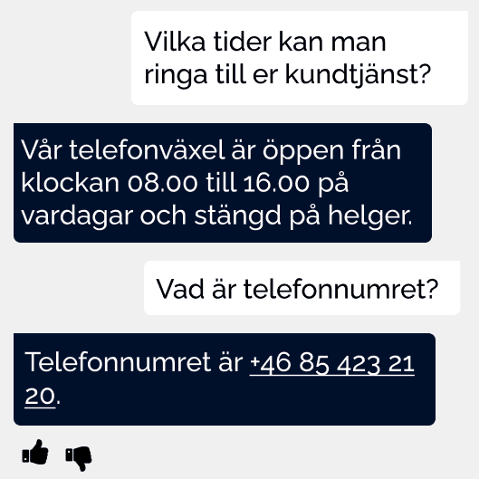 Servai tränas på webbdata