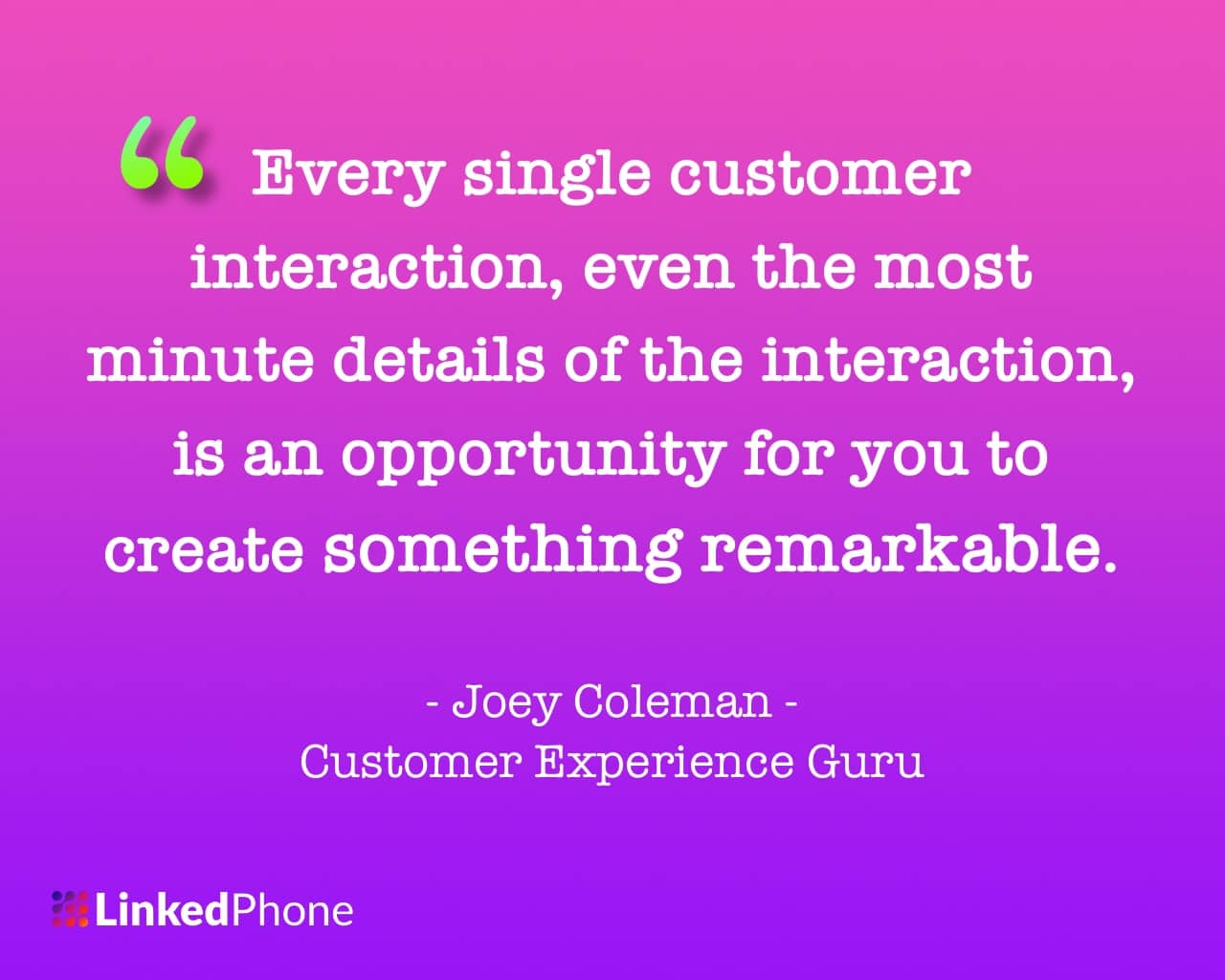 Joey Coleman - Motivational Inspirational Quotes and Sayings