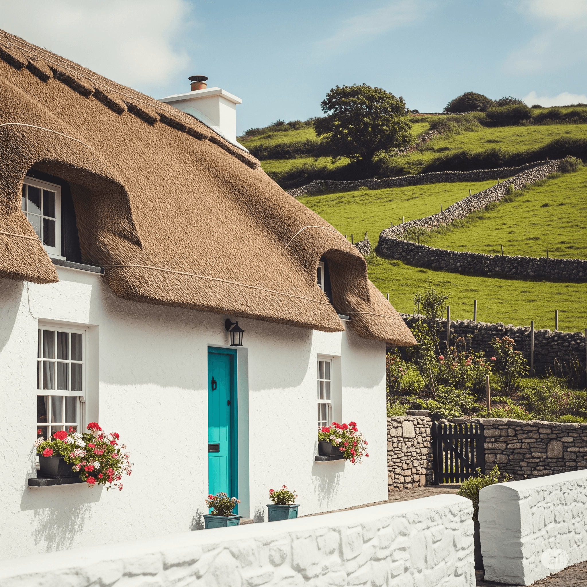 A Cottage with fresh paint