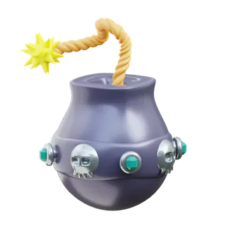 Free 3D bomb icon