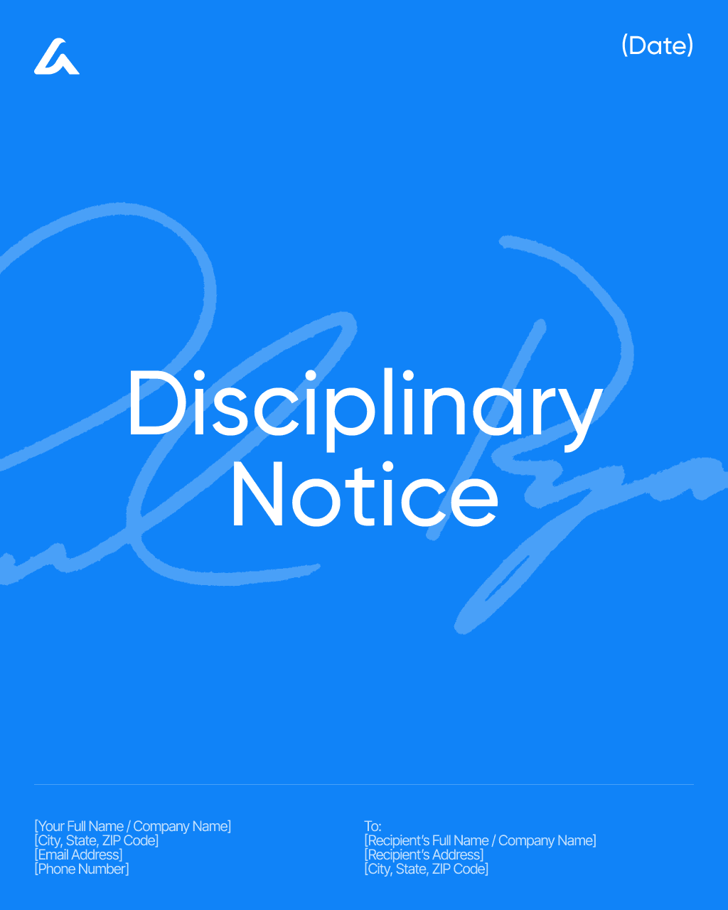 Disciplinary Notice