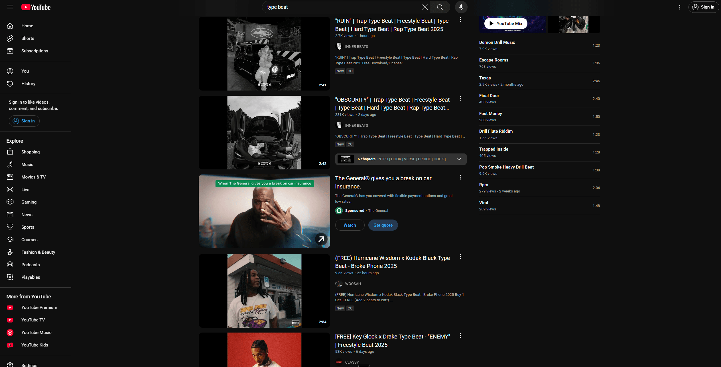 youtube type beat guide
