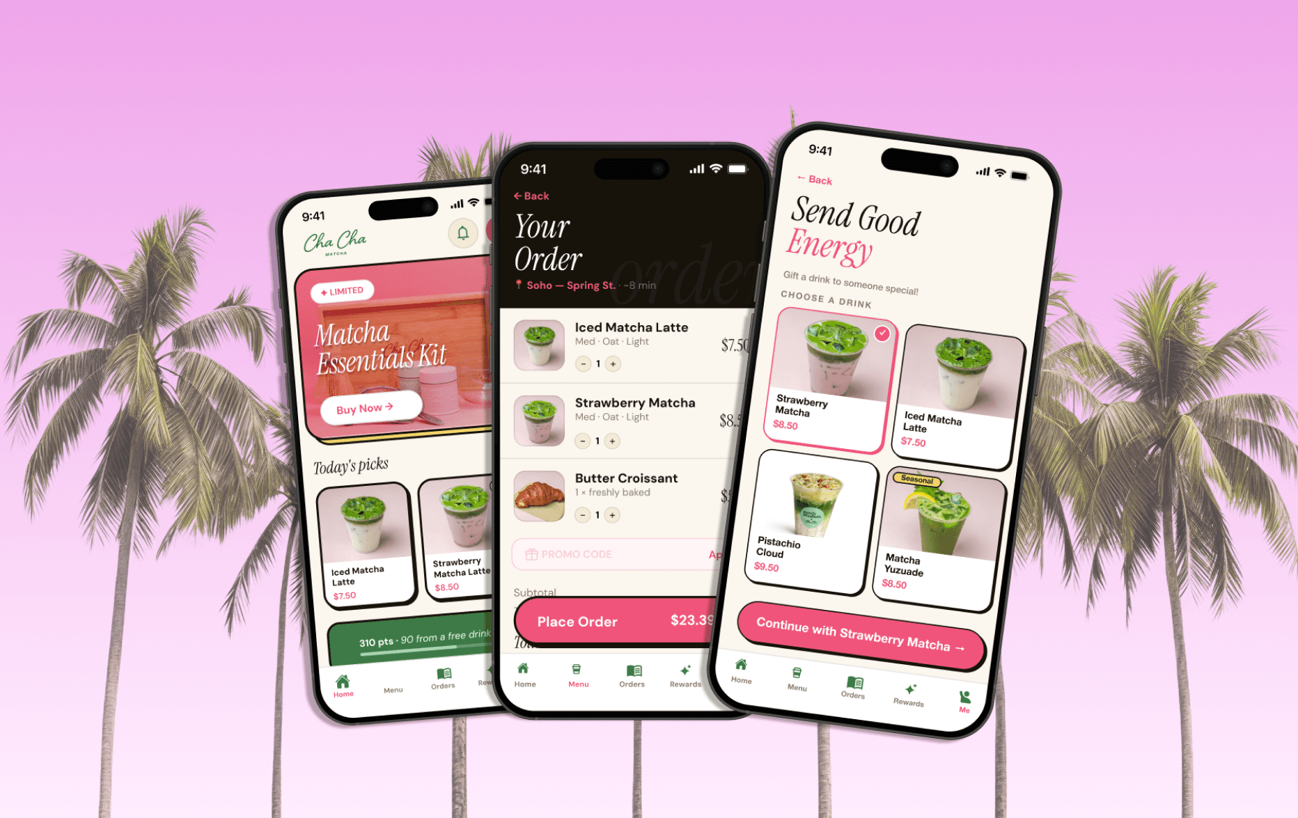 Two iPhones 15s displaying a Web3.0 learning app